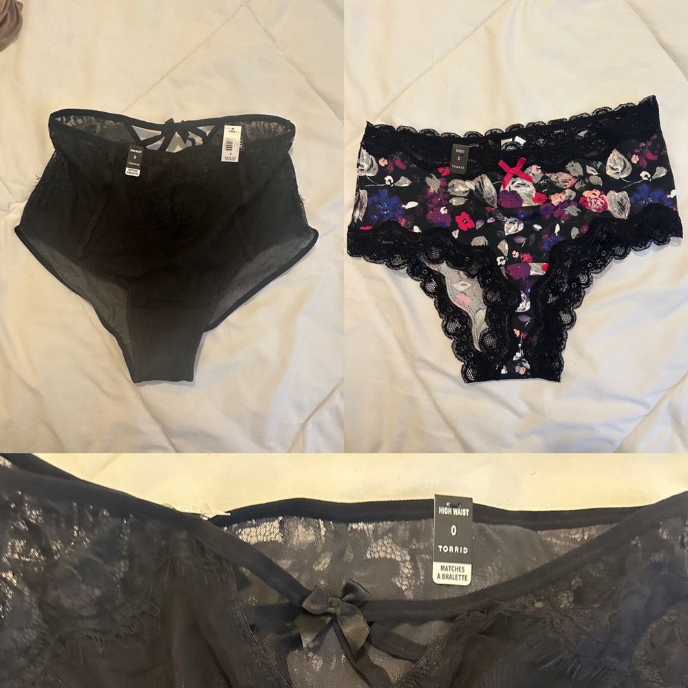Torrid undies NWT size 0